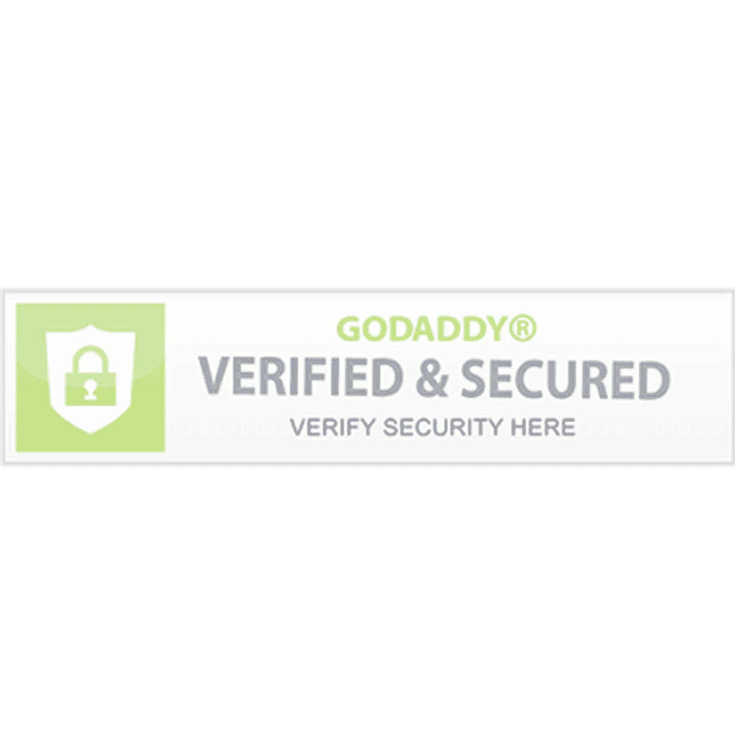 GoDaddy verified and secured