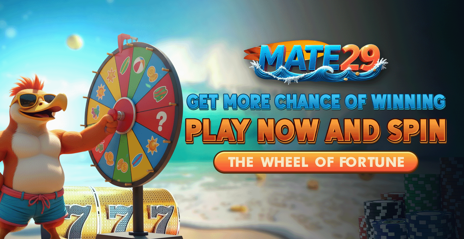 Spin the MATE29 wheel of fortune for extra chances to win